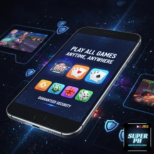 User enjoying games on the lightweight app PH - superph